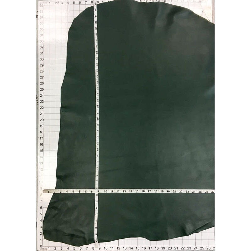 Soft Green Lambskin Hides DARK FOREST 453 / 0.9mm/2.25oz