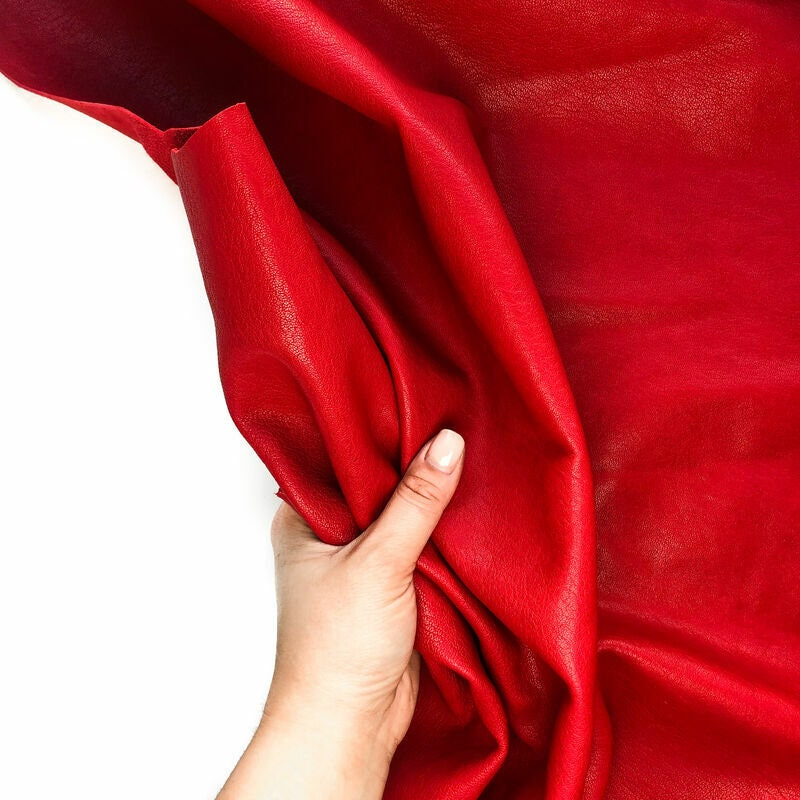 Natural Red Vegetable Tanned Leather 1.2mm/3oz No Chemicals