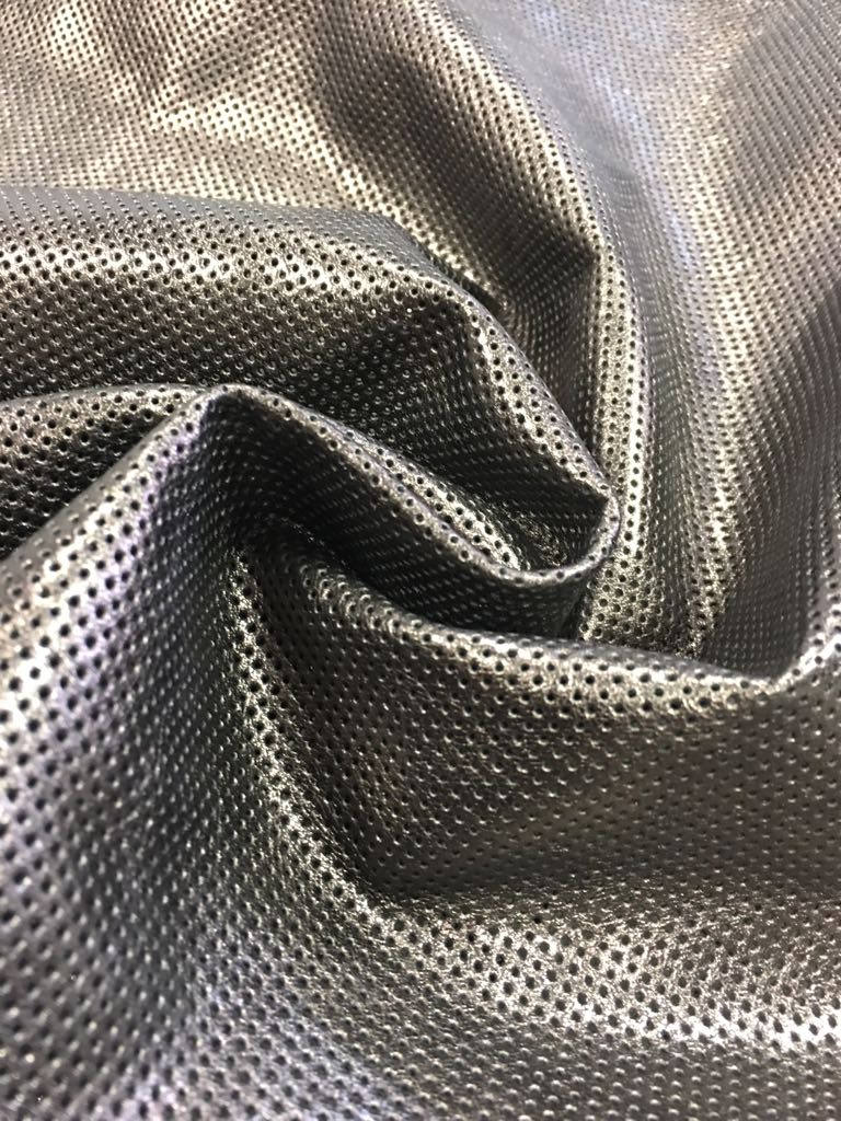 Bronze Metallic Perforated Lambskin 0.9mm/2.25oz / DARK BRONZE 545