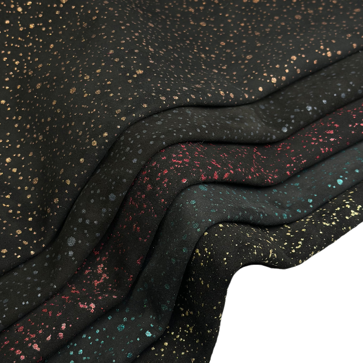 Black Suede Lambskin With Print 1mm (2.5 oz) Choose One 1733