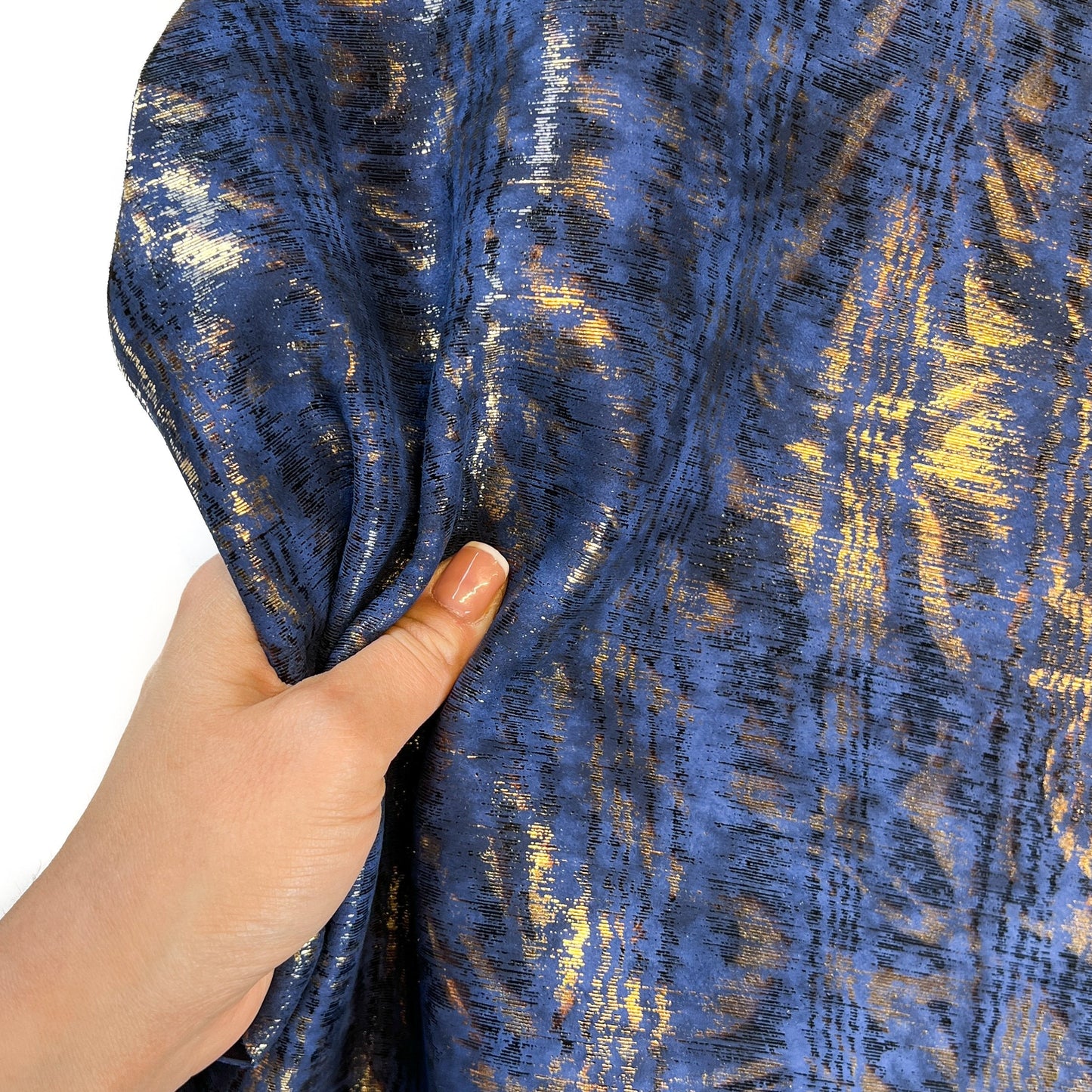 Blue Golden Bark Lambskin Leather 0.9-1.1mm /2.25-2.75oz