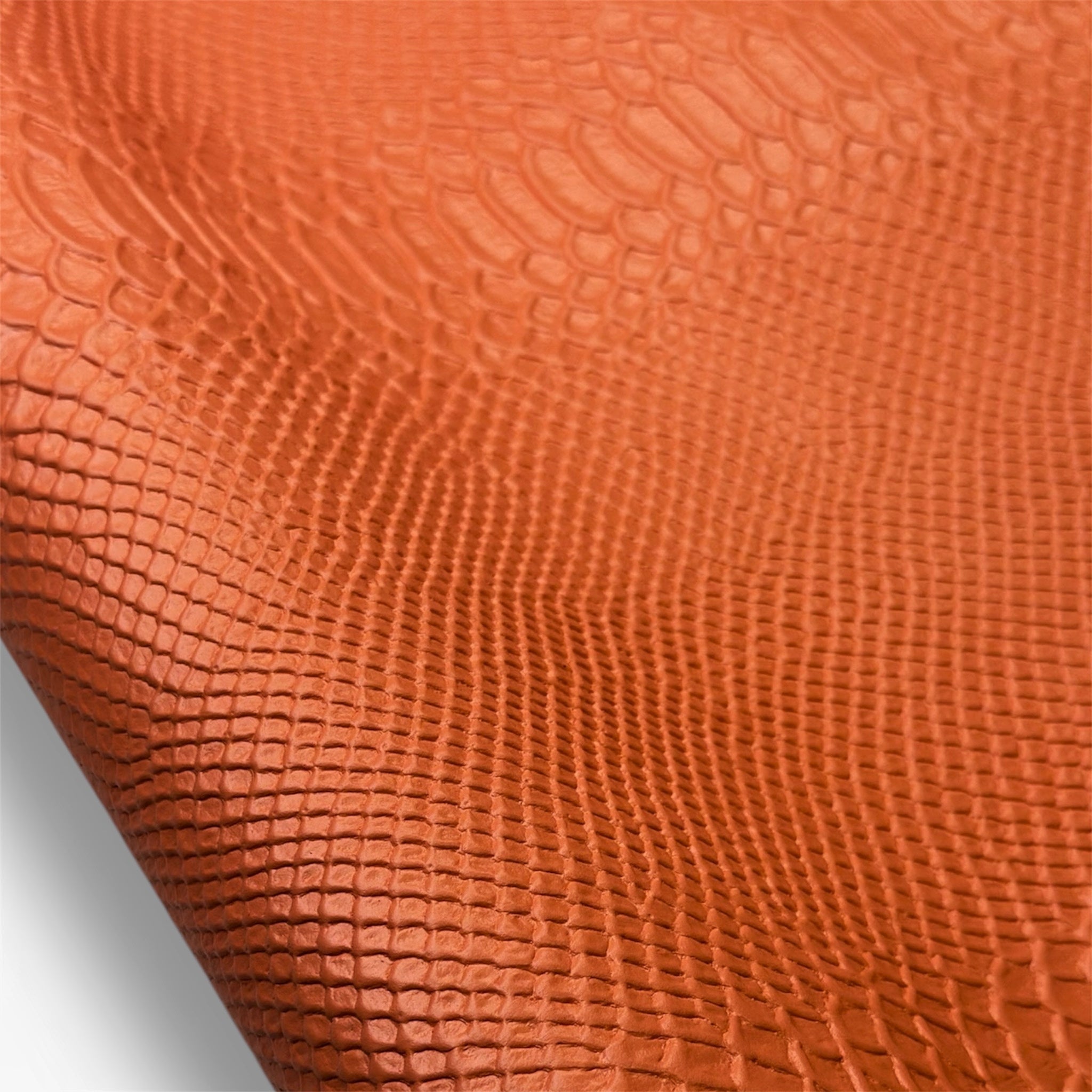 Matte Orange Lambskin 0.8mm/2oz ORANGE SNAKE 1555