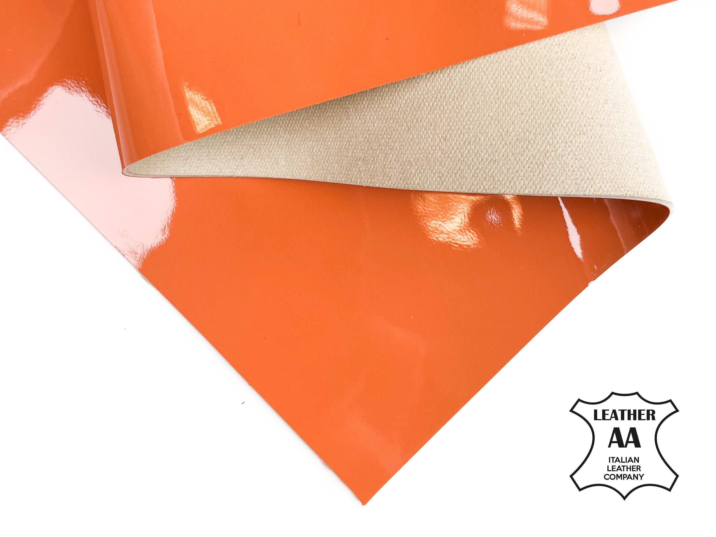 Orange Patent Sheets 0.9mm/2.25oz / CORAL GOLD 1115