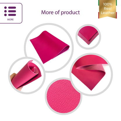 Pink Leather Sheets 2.25oz/0.9mm / RASPBERRY ROSE 594