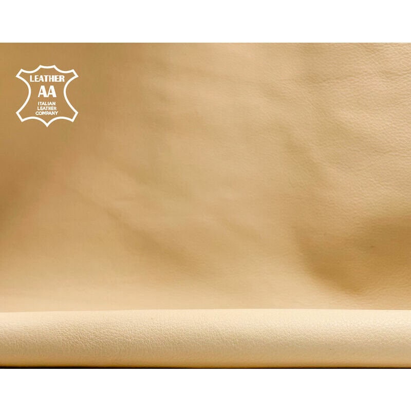 Beige Natural Dyed Lambskin Leather 0.5mm/1.25oz / PISTACHIO SHELL 1118