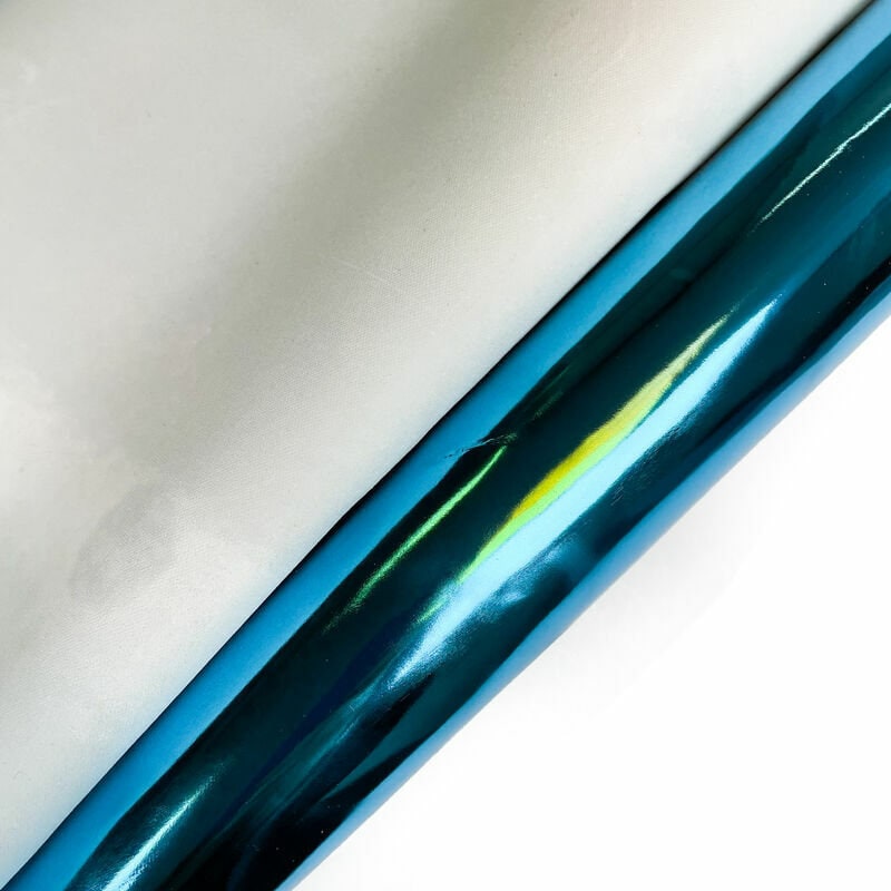 Metallic Aqua Blue Lambskin 0.9mm/2.25oz TOPAZ MIRROR 1155