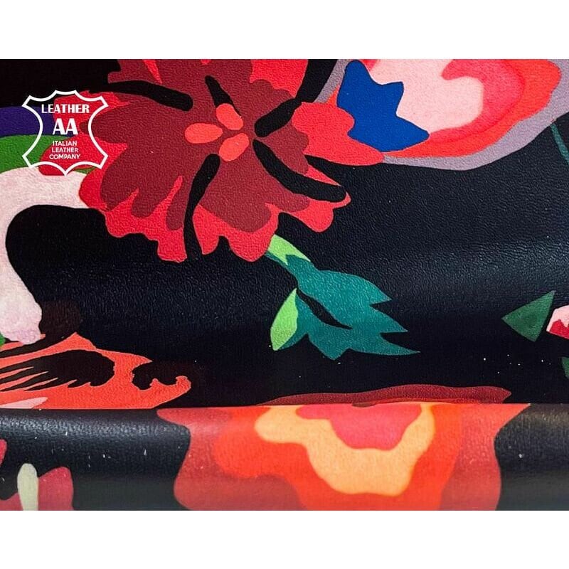 Flower Print Lambskin Hides FLOWER FRAME 1308 1.1mm/2.75oz