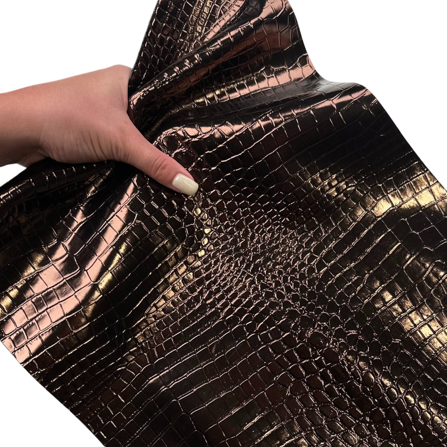 Metallic Bronze Lambskin Leather Sheets 1.1mm//2.75oz Chocholate 1662