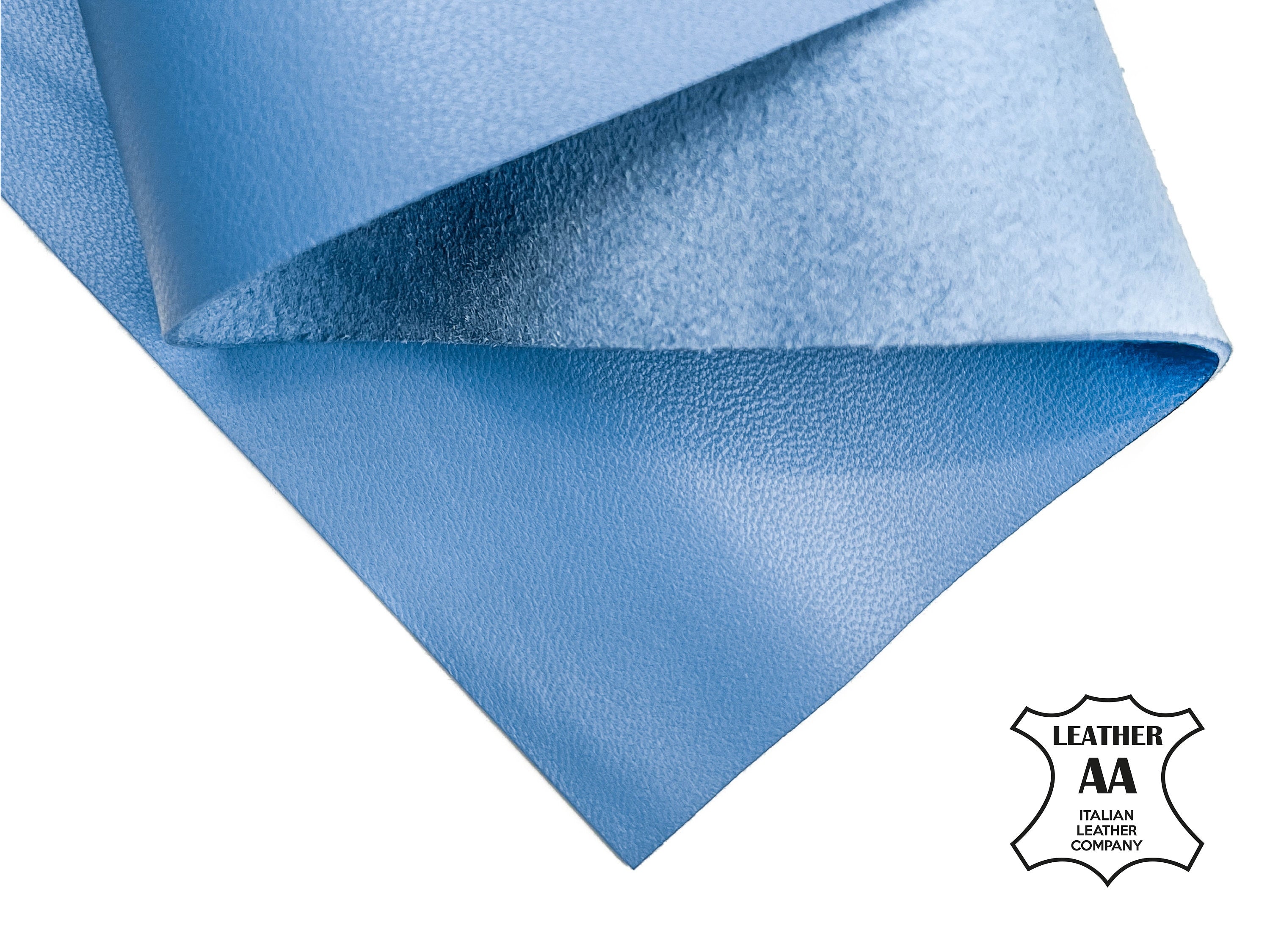 SPA/LIGHT BLUE Double Sided faux leather sheets – Art Of Fabric