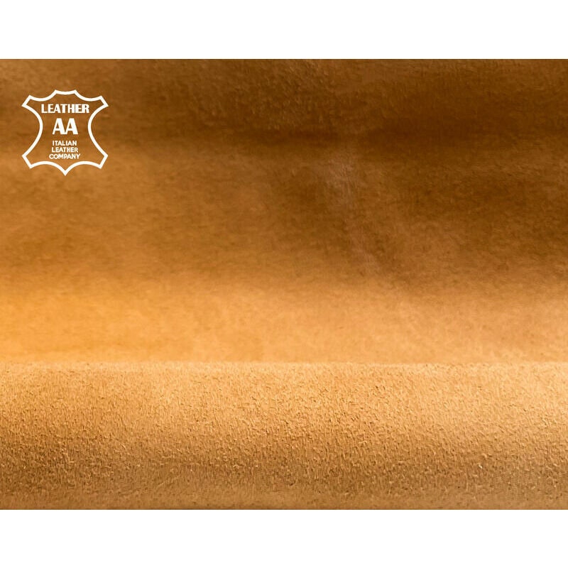 Classic Tan Brown Suede Lambskin Leather 0.9mm//2.25oz BISCUIT 1234