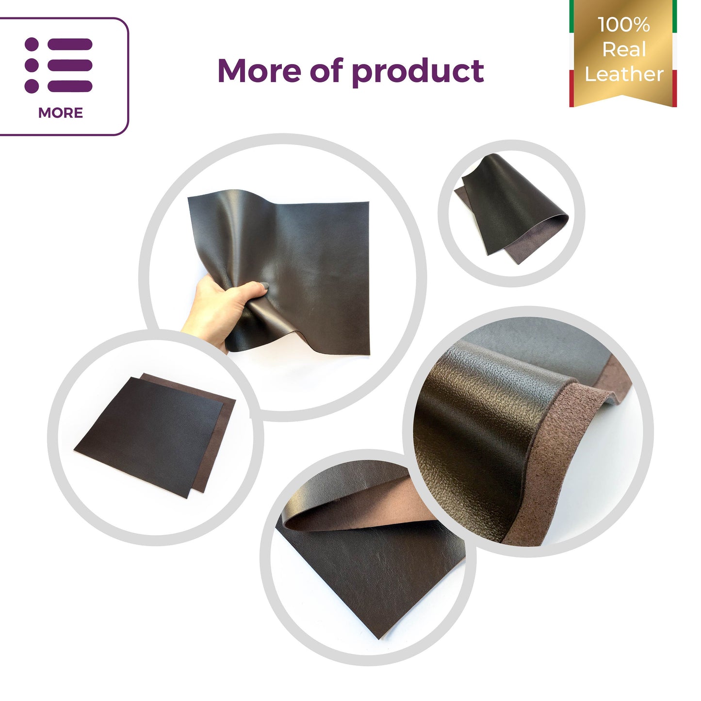 Dark Brown Lambskin Sheets 2oz/0.8mm / DARK CHOCOLATE 794
