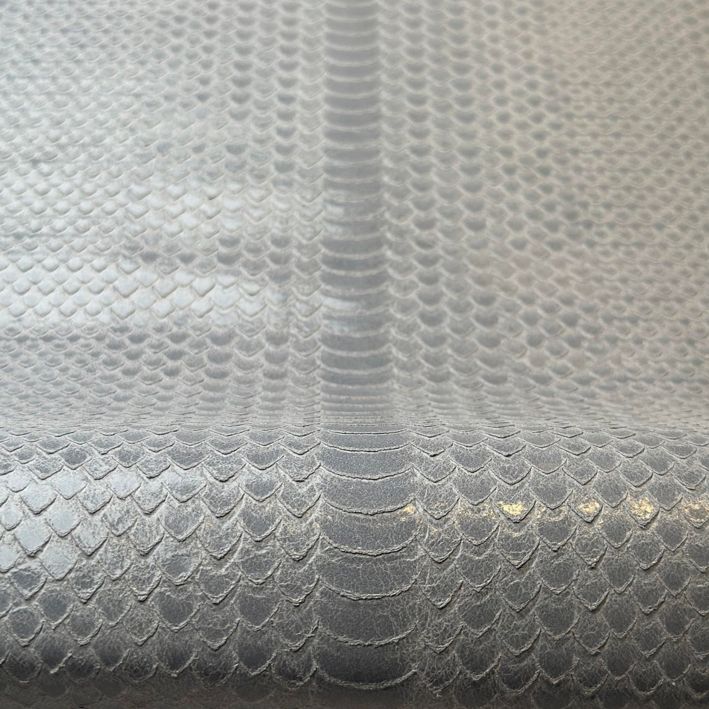 Gray Lambskin With Laser Cut Snake Print 1mm/2.75oz GRAY SNAKE 1617