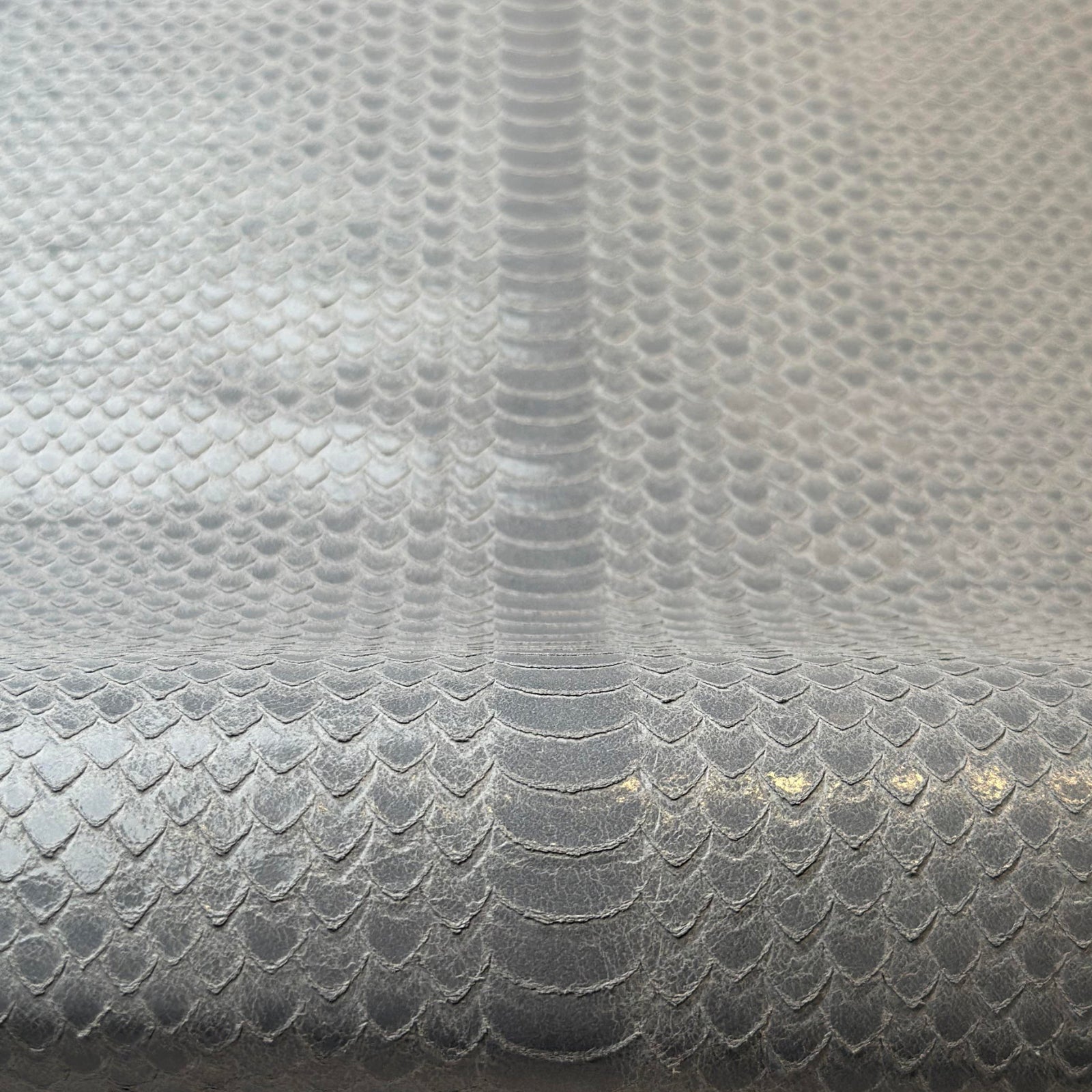 Gray Lambskin With Laser Cut Snake Print 1mm/2.75oz GRAY SNAKE 1617