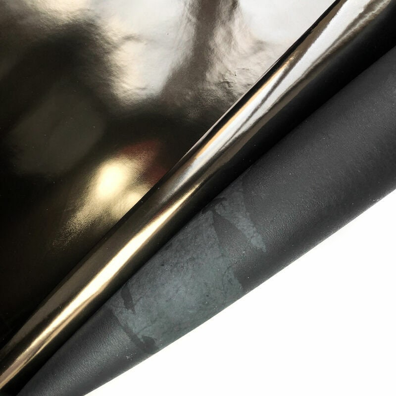 Shiny Metallic Dark Gold Lambskin Leather 0.8mm/2oz / DARK SILVER/GOLD 991