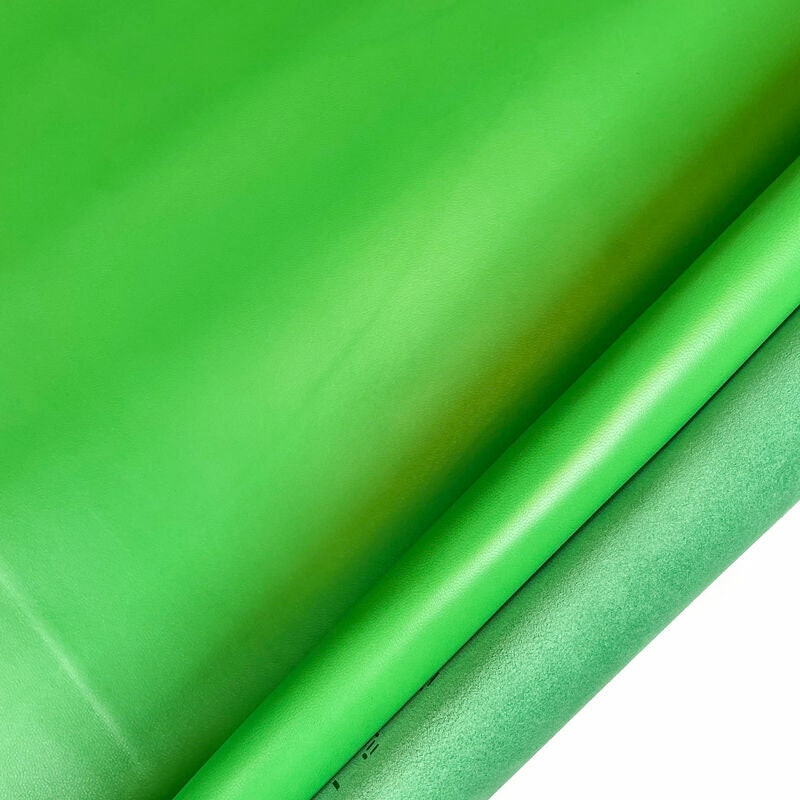 Bright Green Lambskin Leather 0.8mm/2oz / POISON GREEN 1248