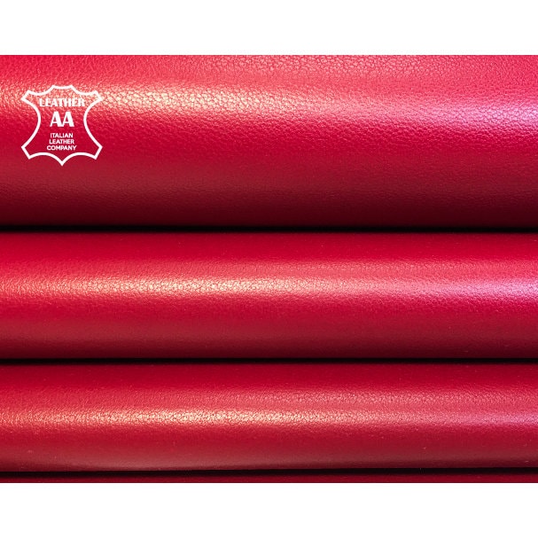 Red Lambskin Leather 0.8mm/2oz / SPICY CHILI 231