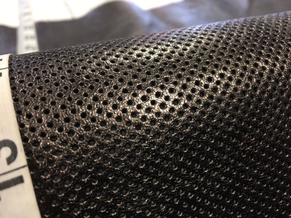 Bronze Metallic Perforated Lambskin 0.9mm/2.25oz / DARK BRONZE 545