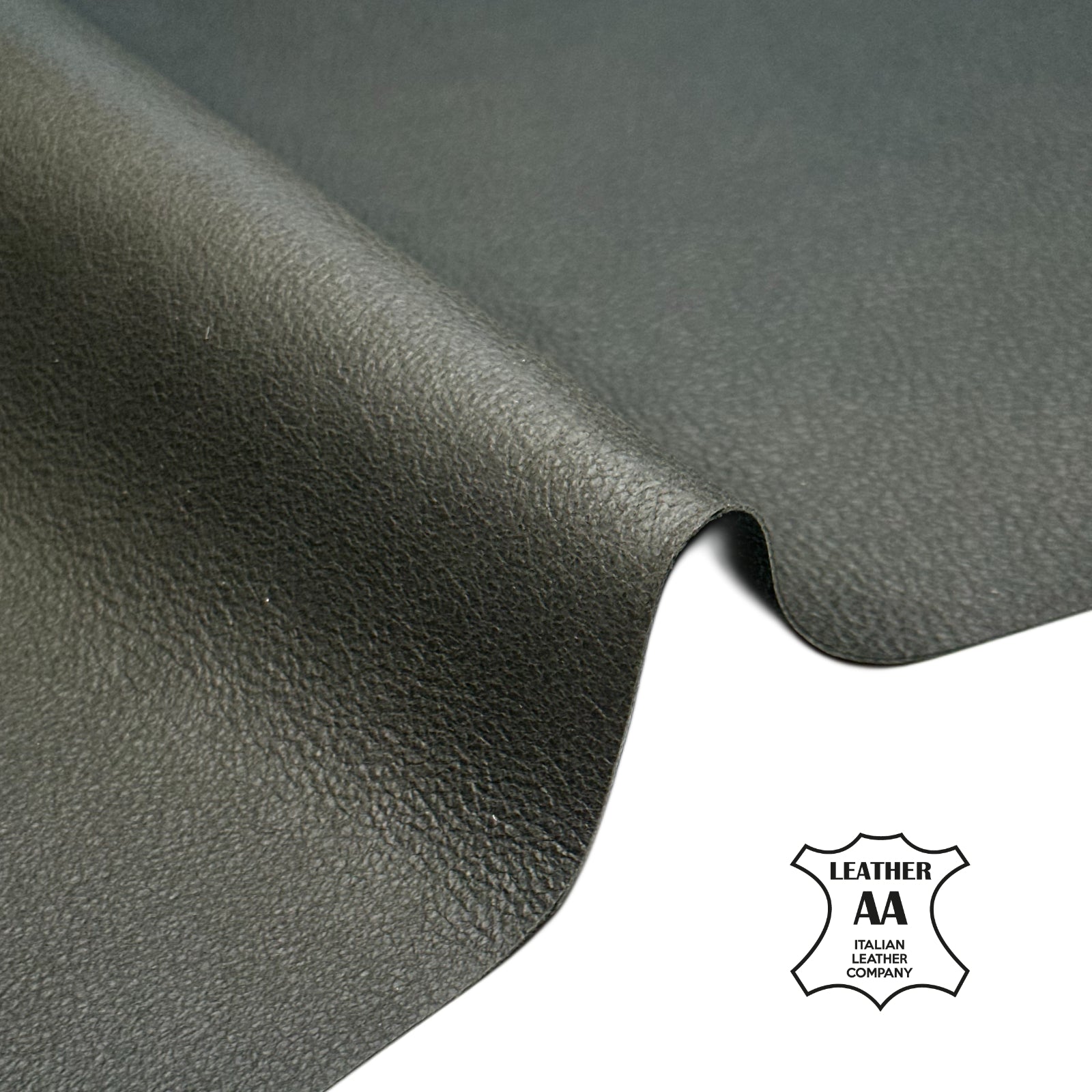 Double-Sided Green Gray Lambskin Real Leather 1mm//2.5oz Shadow 1718