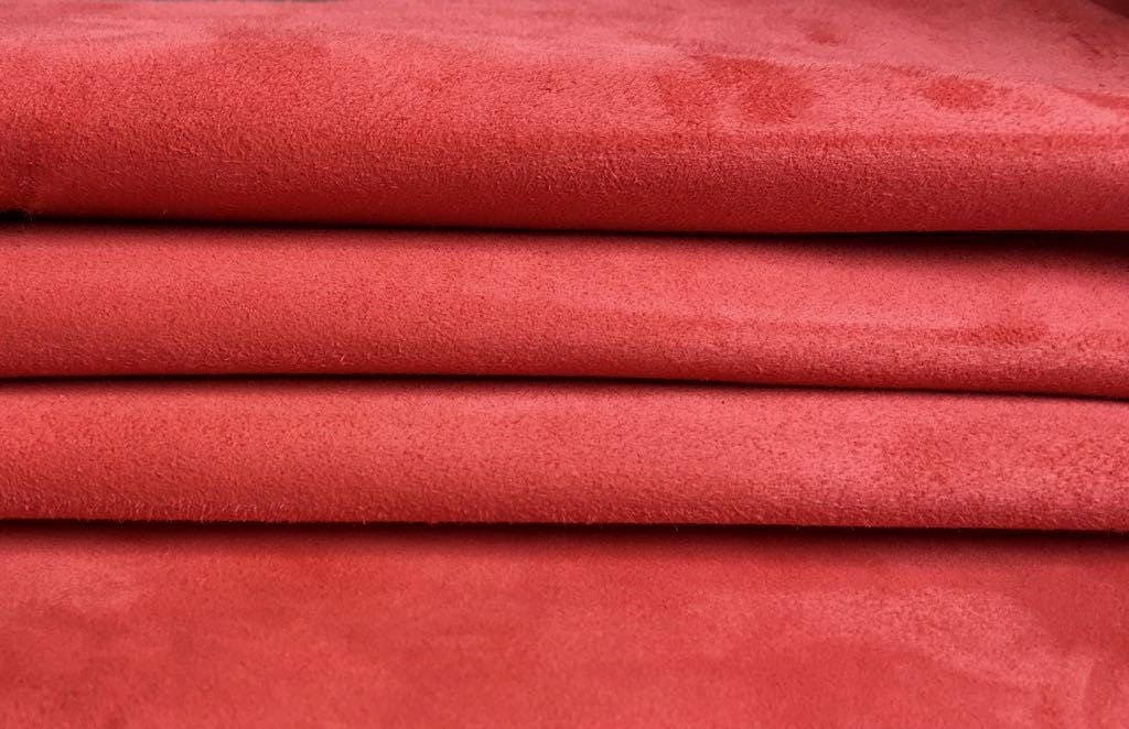Coral Soft Suede Lambskin 1.0mm/2.5oz / ROSE OF SHARON 215