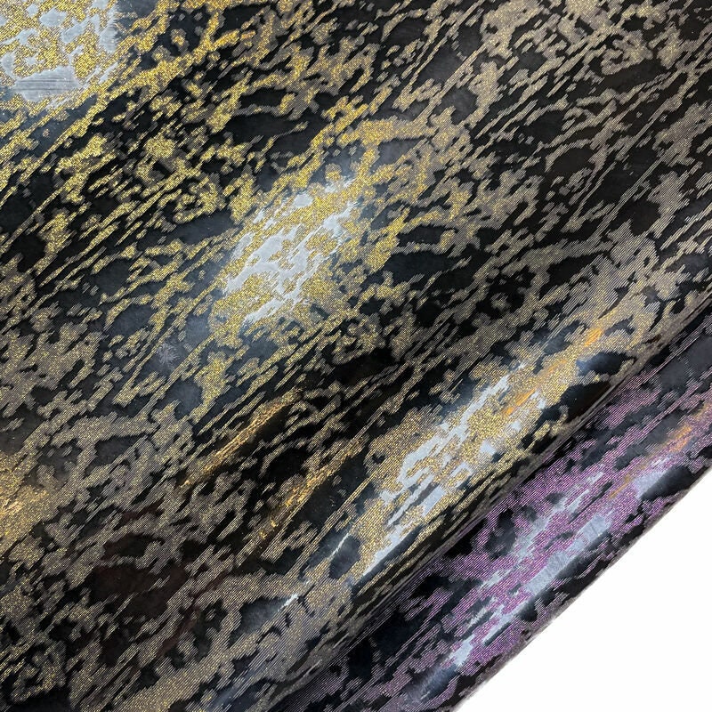 Glossy Lambskin With Sparkly Print 0.9mm/2.25oz / NIGHTSKY 1283