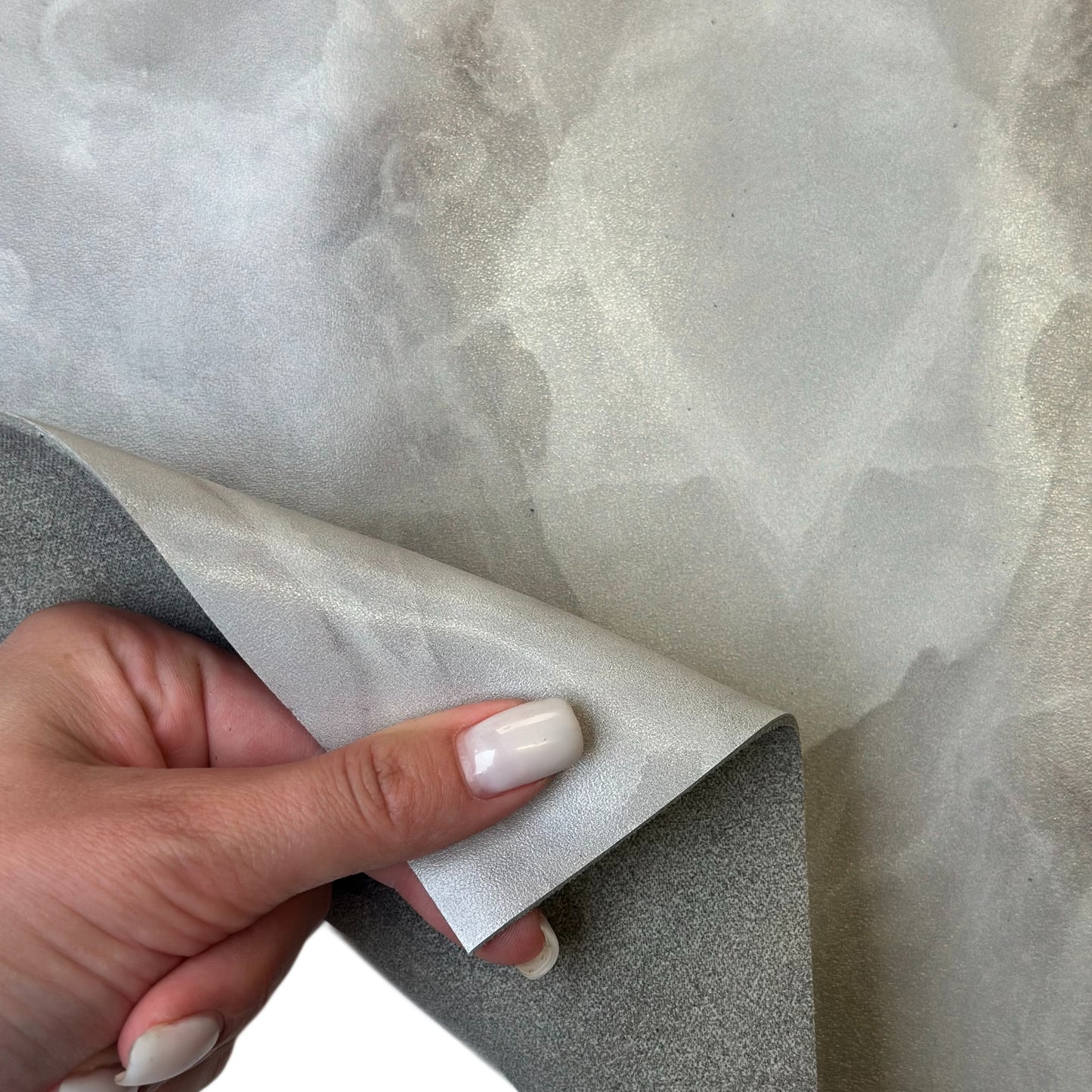 Gray Marble Print Calf Leather Sheets 1.6mm//4oz Marmor 1667