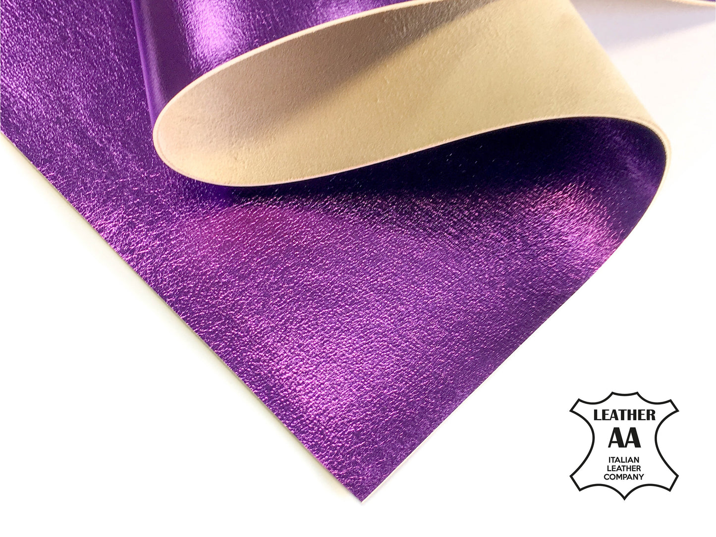 Metallic Purple Lambskin Sheets 0.8mm/2oz / VIOLA 705