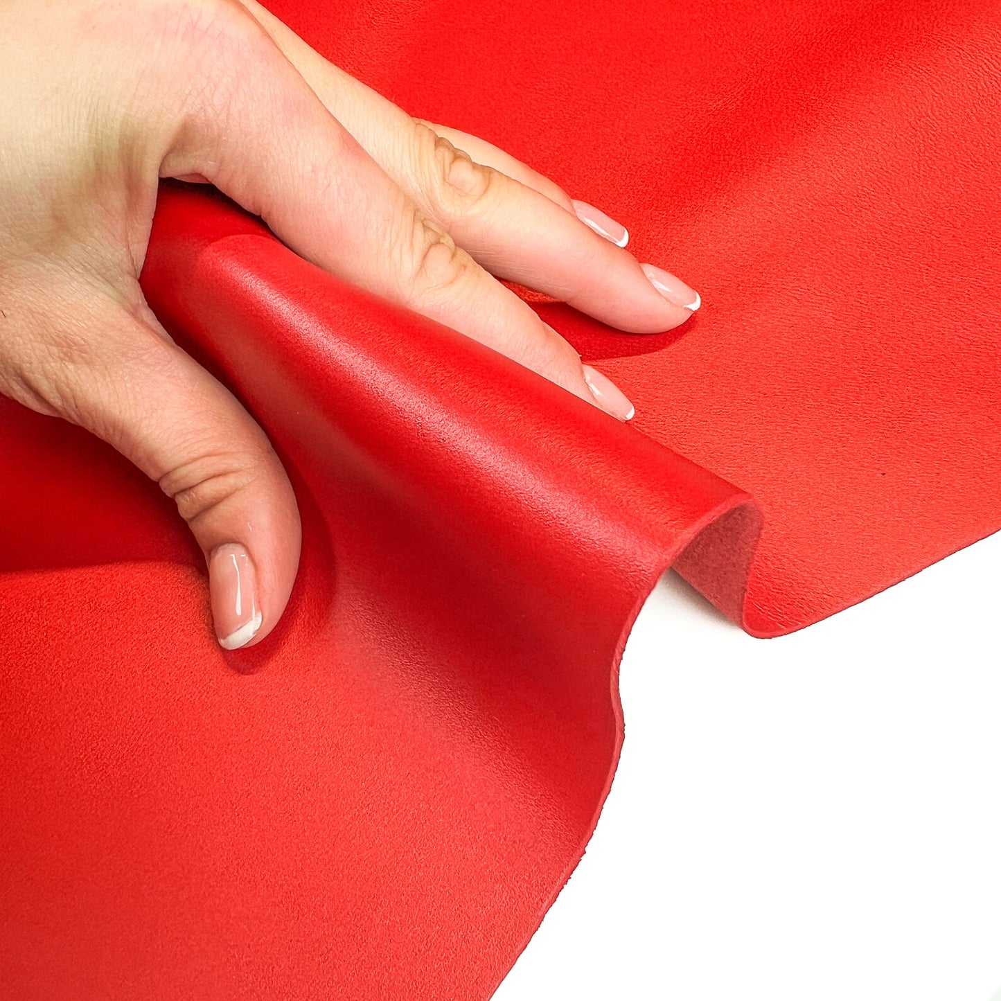 Bright Red Lambskin Leather 0.8mm/2oz / Soft MARS RED 26