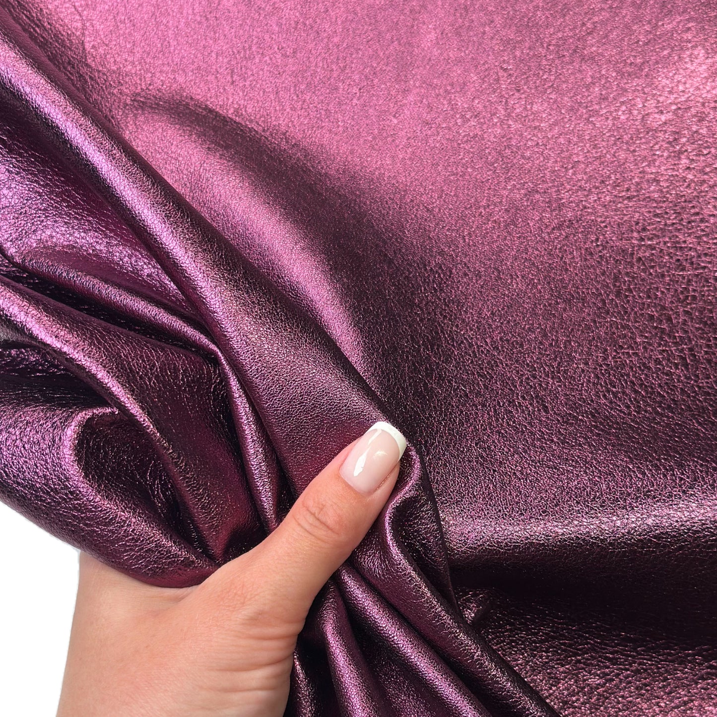 Metallic Magenta Lambskin Leather 0.8mm//2oz MAGENTA 1649