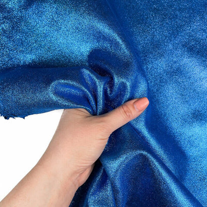 Sparkle Blue Lambskin Leather 1mm/2.5oz / BLUE SPARKLES 1131