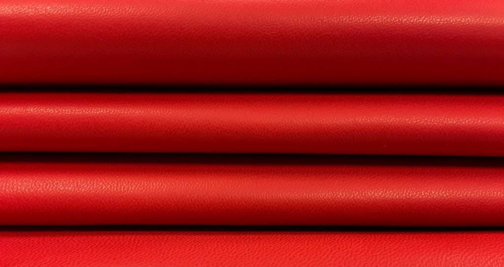 Red Lambskin Hides FIERY RED 538 // 2.25oz/0.9mm
