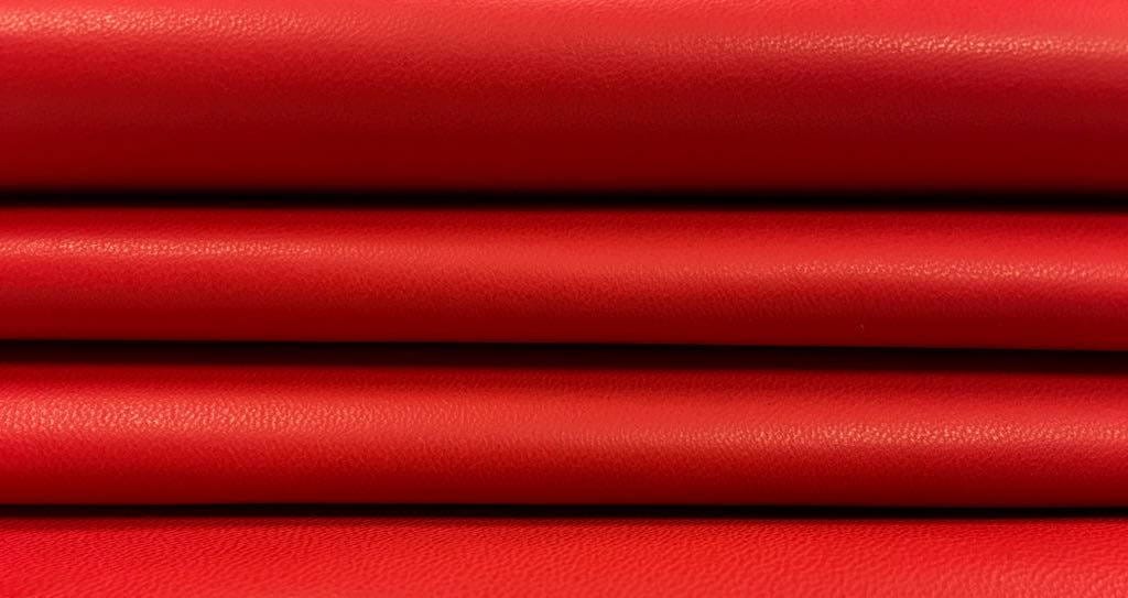 Red Lambskin Leather 0.9mm/2.25oz FIERY RED 538