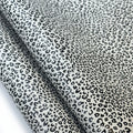 White Cheetah Print Italian Lambskin 0.6mm/1.5oz Thin WHITE GEPARD 1609