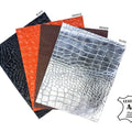 Crazy Crocodile Mix Leather Sheets 8x10in / 0.8mm/2oz
