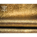 Sparkly Metallic Gold Lambskin Hides 0.8mm/2oz / CRUNCHY GOLD 995
