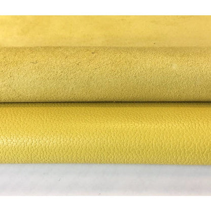 Yellow Lambskin With Pebbled Print 0.9mm/2.25oz / YELLOW CREAM 844