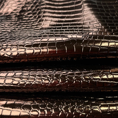 Metallic Bronze Lambskin Leather Sheets 1.1mm//2.75oz Chocholate 1662