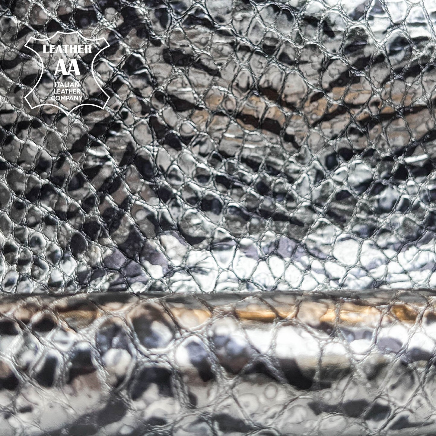 Metallic Silver And Black Spot Zebra SPOTY ZEBRA 1487 / 1.1mm/2.75oz