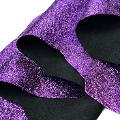 Metallic Violet Crunchy Lambskin Leather 1mm// 2.5oz CRUNCHY 1669