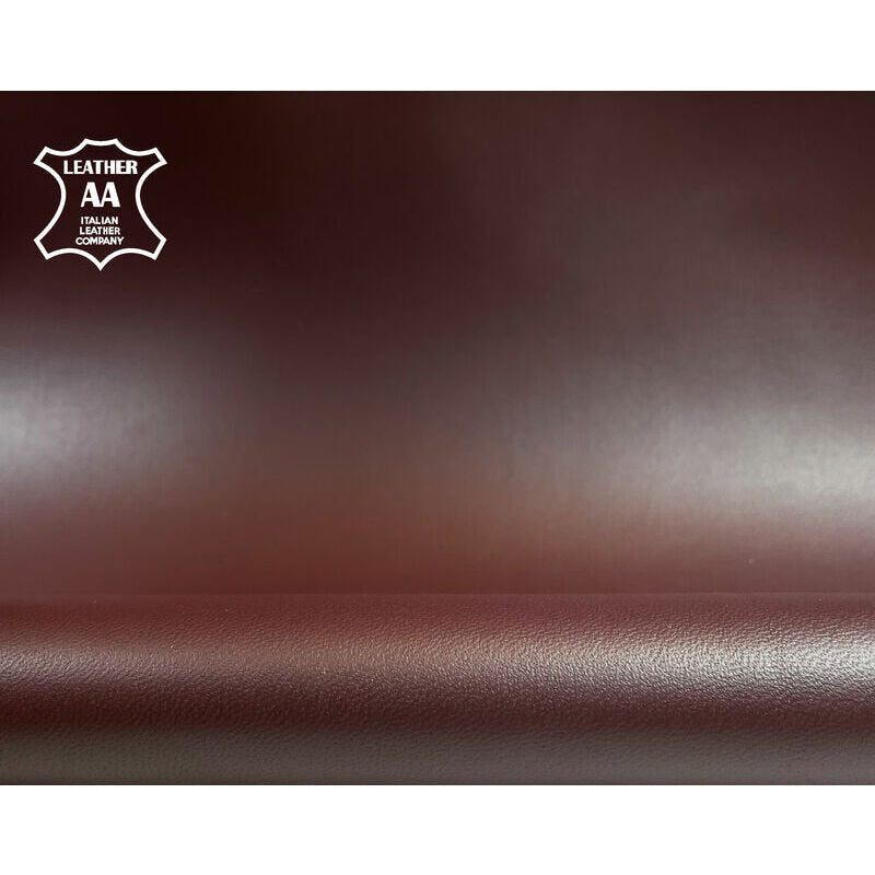Dark Thick Burgundy Lambskin 1mm/2.5oz / MAHOGANY STONE 1162