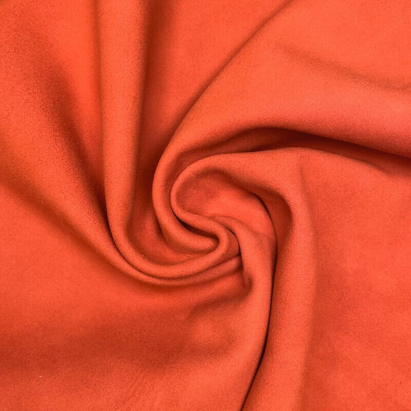 Pumpkin Orange Suede Lambskin Leather 0.9mm//2.25oz Pureed Pumpkin 1054