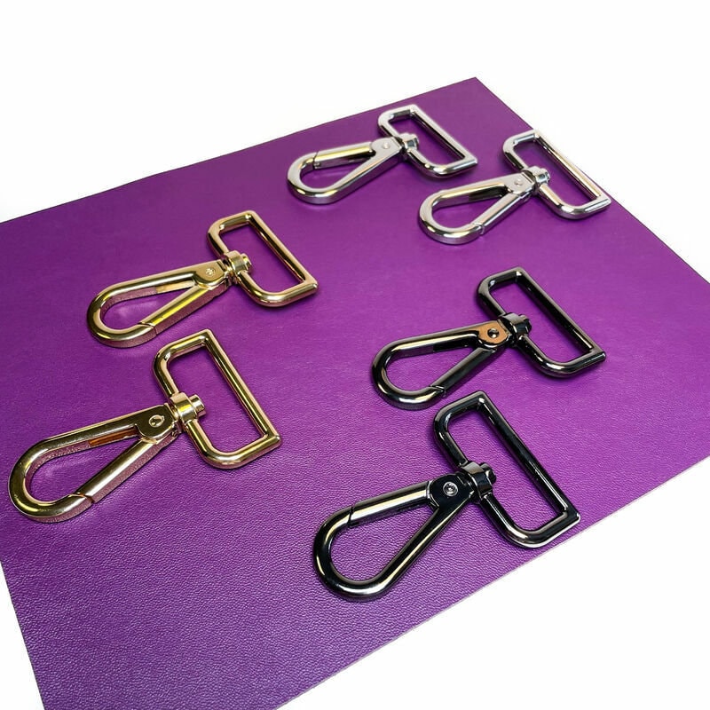 3 Color Option Italian Snap Hook Buckle // 2pcs // High Quality Large Hook Snap // Gold or Silver Color Option // 2x3 inches // 5x7,5 cm