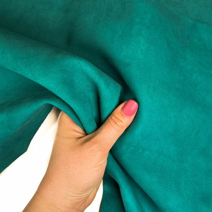 Aqua Green Lambskin Suede 1mm/2.5oz FANFARE 344