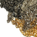 One Meter Classic Chain for Accessories / Bracelet, Necklace, Ring, Earrings / Gold, Gunmetal or Silver Color / Hardware 1.3cm / 1/2 inches