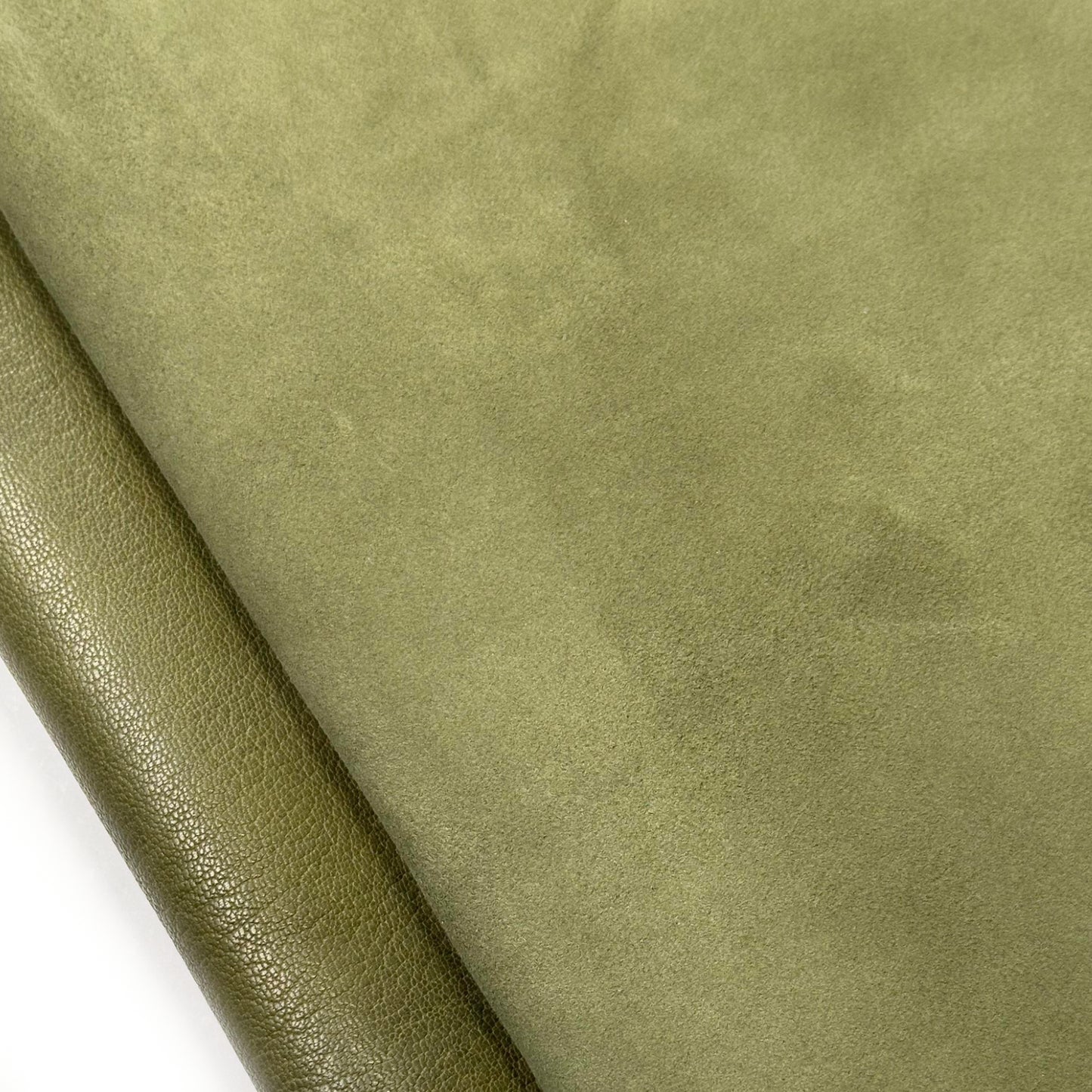 Olive Green Lambskin Suede Leather 0.9mm//2.25oz OLIVE 1657