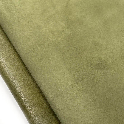 Olive Green Lambskin Suede Leather 0.9mm//2.25oz OLIVE 1657