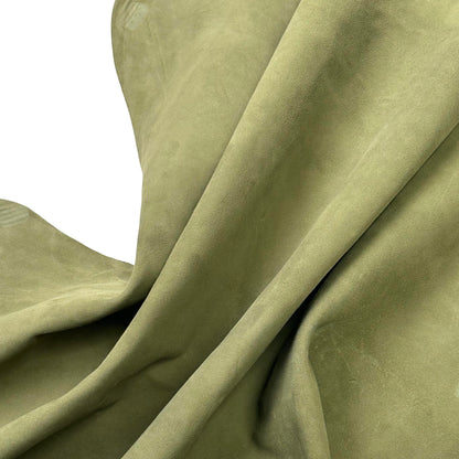Olive Green Lambskin Suede Leather 0.9mm//2.25oz OLIVE 1657