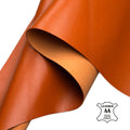 Orange Lambskin Leather 0.9mm // 2.25oz SOLARA 1678