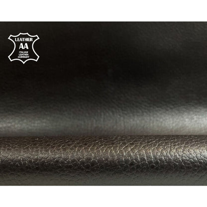 Dark Brown Lambskin Leather Pebbled Print 0.7mm/1.75oz COFFE BEAN 1160