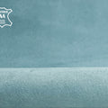 Light Blue Suede Leather 3-5 sft // 0.28-0.5 m2 Thin Velour 1435, 0.7mm/1.75oz