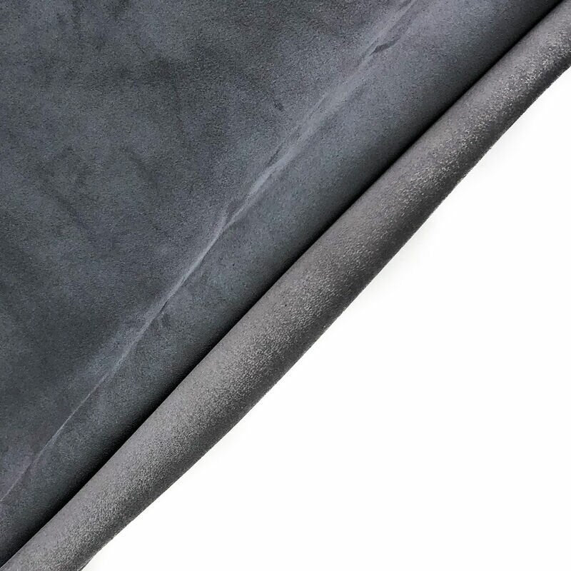 Gray Thick Suede Lambskin 1.2mm/3oz / STEEL GRAY 925